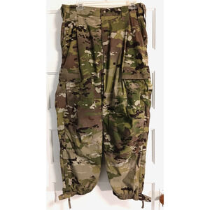 MED REG Military ECWCS L5 Soft Shell Cold Weather Cargo Pant Suspenders Multicam